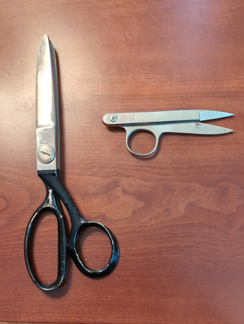 Vintage Sewing Supplies: Case Xx Pinking Shears, Seam Binding, Needle Books, Etc